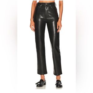 Agolde Recycled Leather Fitted 90’s pants